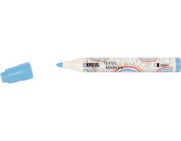 Kreul Rotulador pour textile translucide bleu pâle pointe balle 2-4mm