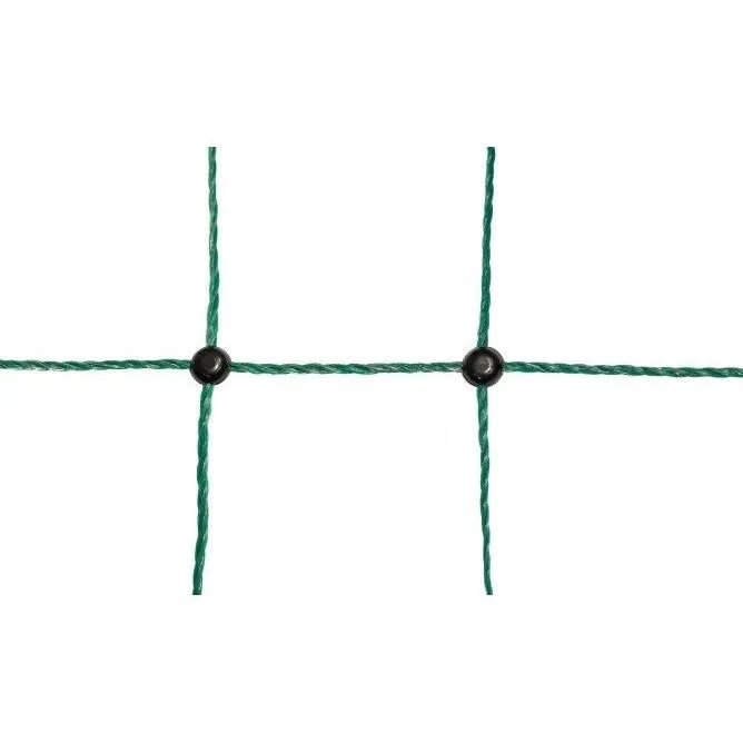 Kerbl Filet électrifiable RabbitNet 50 m x 65 cm pour lapin et petit animal - Double pointe, vert, mailles serrées