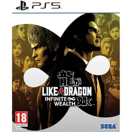Sega Like A Dragon Infinite Wealth - Jeu PS5 (Version Française) | Aventure Épique avec Ichiban Kasuga et Kazuma Kiryu