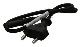 HP Cordon d'alimentation noir - 2 fils, 17 AWG, 0,5 m