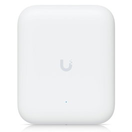 Ubiquiti Point d'Accès WiFi 7 Extérieur - 4 Flux Spatiaux, Port 2.5 GbE RJ45, Alimentation PoE+ 19W, Résistant IPX6, Boîtier Polycarbonate et Alliage d'Aluminium Blanc