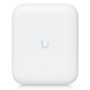 Ubiquiti Point d'Accès WiFi 7 Extérieur - 4 Flux Spatiaux, Port 2.5 GbE RJ45, Alimentation PoE+ 19W, Résistant IPX6, Boîtier Polycarbonate et Alliage d'Aluminium Blanc
