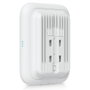 Ubiquiti Point d'Accès WiFi 7 Extérieur - 4 Flux Spatiaux, Port 2.5 GbE RJ45, Alimentation PoE+ 19W, Résistant IPX6, Boîtier Polycarbonate et Alliage d'Aluminium Blanc