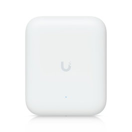 Ubiquiti Point d'Accès WiFi 7 Extérieur - 4 Flux Spatiaux, Port 2.5 GbE RJ45, Alimentation PoE+ 19W, Résistant IPX6, Boîtier Polycarbonate et Alliage d'Aluminium Blanc