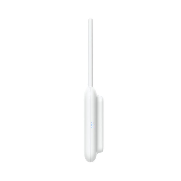 Ubiquiti Point d'Accès WiFi 7 Extérieur - 4 Flux Spatiaux, Port 2.5 GbE RJ45, Alimentation PoE+ 19W, Résistant IPX6, Boîtier Polycarbonate et Alliage d'Aluminium Blanc