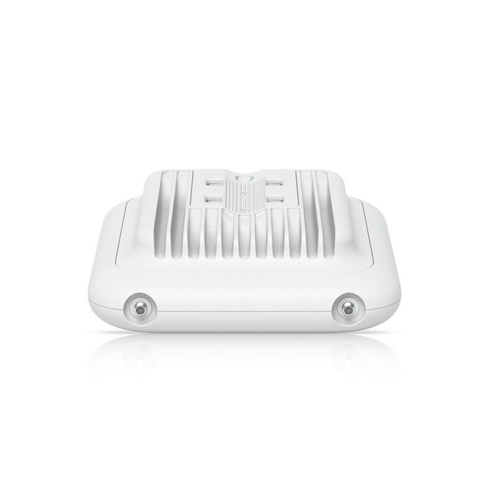 Ubiquiti Point d'Accès WiFi 7 Extérieur - 4 Flux Spatiaux, Port 2.5 GbE RJ45, Alimentation PoE+ 19W, Résistant IPX6, Boîtier Polycarbonate et Alliage d'Aluminium Blanc