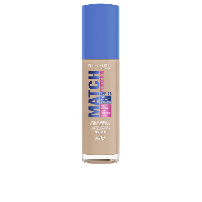 Rimmel London MATCH PERFECTION n° 100 - Ivoire 30 ml Rimmel London MATCH PERFECTION n° 100 - Ivoire 30 ml