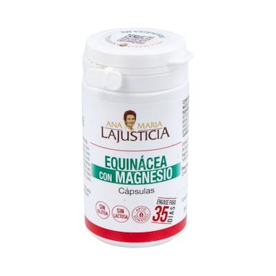 ANA MARIA LAJUSTICIA Echinacea Avec Magnésium 70 Gélules - Complément Alimentaire Système Immunitaire ANA MARIA LAJUSTICIA Echinacea Avec Magnésium 70 Gélules - Complément Alimentaire Système Immunitaire