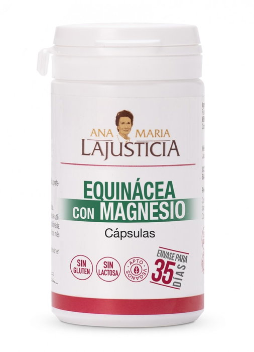 ANA MARIA LAJUSTICIA Échinacée avec Magnésium 70 capsules ANA MARIA LAJUSTICIA Échinacée avec Magnésium 70 capsules