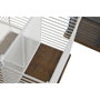 DKD Home Decor Panier à couverts Bleu Blanc Métal Bois d'hévéa (2 Unités)