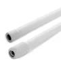 Barre de suspension extensible pour rail de spots LED, 75-150 cm, Blanc