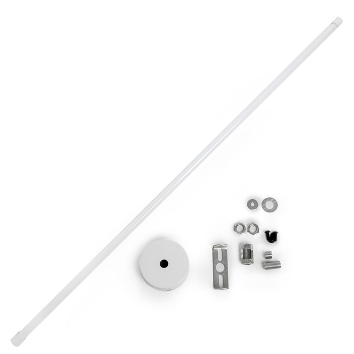 Poteau Extensible Suspension Rail Spots LED 75-150 cm - Blanc Poteau Extensible Suspension Rail Spots LED 75-150 cm - Blanc