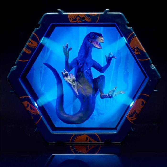 Wow stuff Figura Wow! Pod Jurassic World Dominion - Personnage lumineux avec capteur de mouvement, fonctionne avec 3 piles AAA