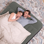 Bestway 67930 Matelas Gonflable Double avec Pompe Intégrée Piles 203x152x30 cm Camping