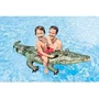 Intex Bouée Gonflable Alligator à Chevauchement - Forme Réaliste - 170 x 86 cm - Avec Poignées - Pour Enfants dès 3 Ans