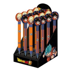 Karactermania - Expositor M avec 24 stylos Dragon Ball Ultra Instinct (séries assorties) - 21.5 x 13.7 x 18 cm