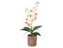 Ibergarden Macera Terracota Blanc et Orange 10x50x25 cm Tissu Plastique Métal Ciment (Set de 6)