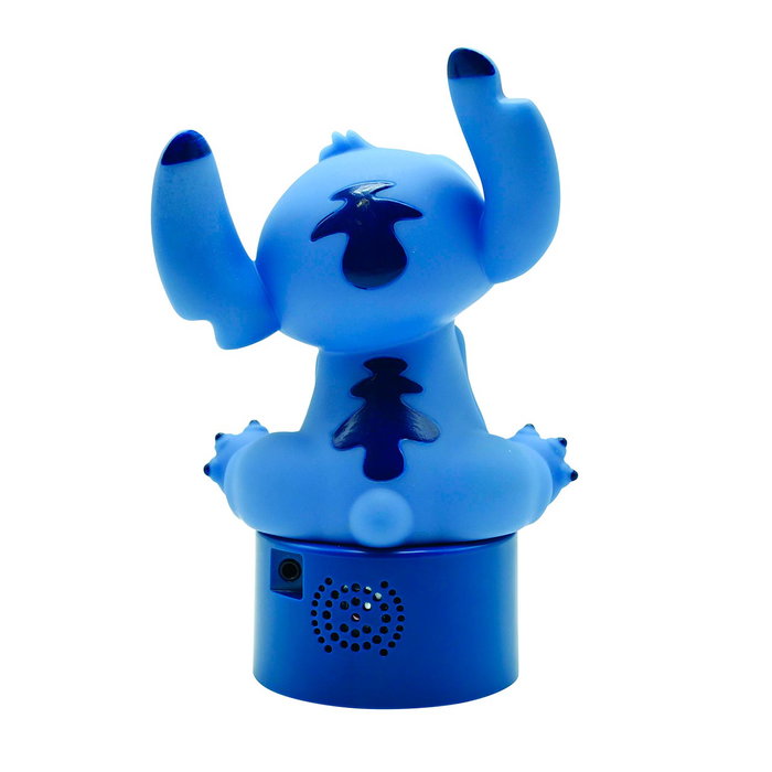 LEXIBOOK Lampe de nuit avec haut-parleur Bluetooth Disney Stitch - Lampe LED multicolore avec extinction automatique (NS01D)