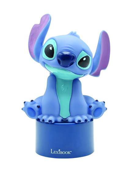 LEXIBOOK Veilleuse et Haut-parleur Stitch Disney Bleu