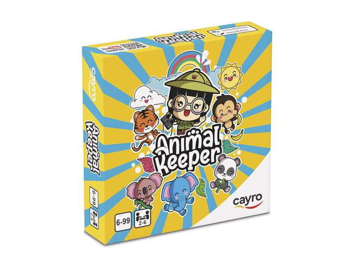 Cayro Jeu Animal Keeper Mini - 10 unités - 7x7x1.7 cm - Jeu de cartes en espagnol et anglais pour enfants +3 ans Cayro Jeu Animal Keeper Mini - 10 unités - 7x7x1.7 cm - Jeu de cartes en espagnol et anglais pour enfants +3 ans