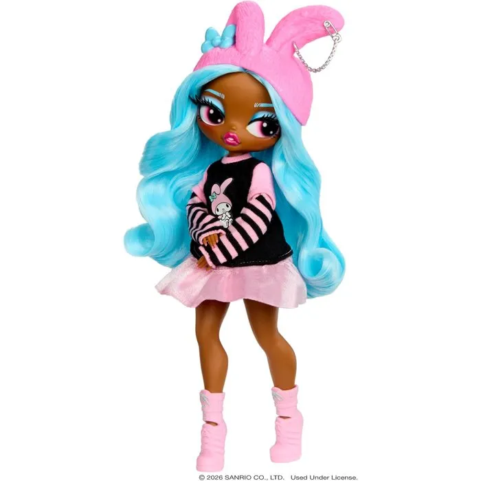 L.O.L. Surprise! O.M.G. Hello Kitty and Friends - Melody, poupée articulée de 24 cm