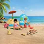 Playmobil 72101 Oeuf 2en1 Vacances à la Plage - Univers Estival pour Scènes de Baignade et Jeux de Sable