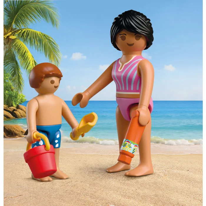 Playmobil 72101 Oeuf 2en1 Vacances à la Plage - Univers Estival pour Scènes de Baignade et Jeux de Sable Playmobil 72101 Oeuf 2en1 Vacances à la Plage - Univers Estival pour Scènes de Baignade et Jeux de Sable