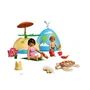 Playmobil 72101 Oeuf 2en1 Vacances à la Plage - Univers Estival pour Scènes de Baignade et Jeux de Sable