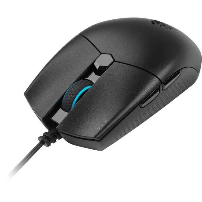 Corsair CH-930C011-EU Souris Gamer Katar Pro, LED RGB, 12400 DPI, Capteur Optique Pixart PAW 3327, Ultralégère 69g, Noire