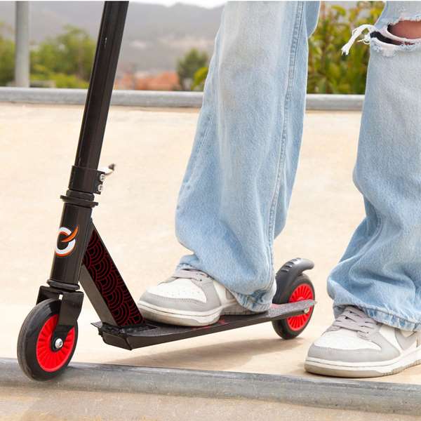 Color Baby Patinette Stunt Evolution en aluminium avec roues de 100 mm