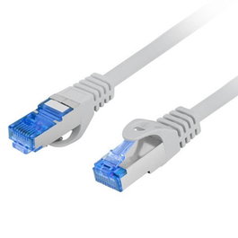 Lanberg Latiguillo - Câble réseau Cat.6A S/FTP 25 cm gris CCA LSZH 10 Gigabit Ethernet