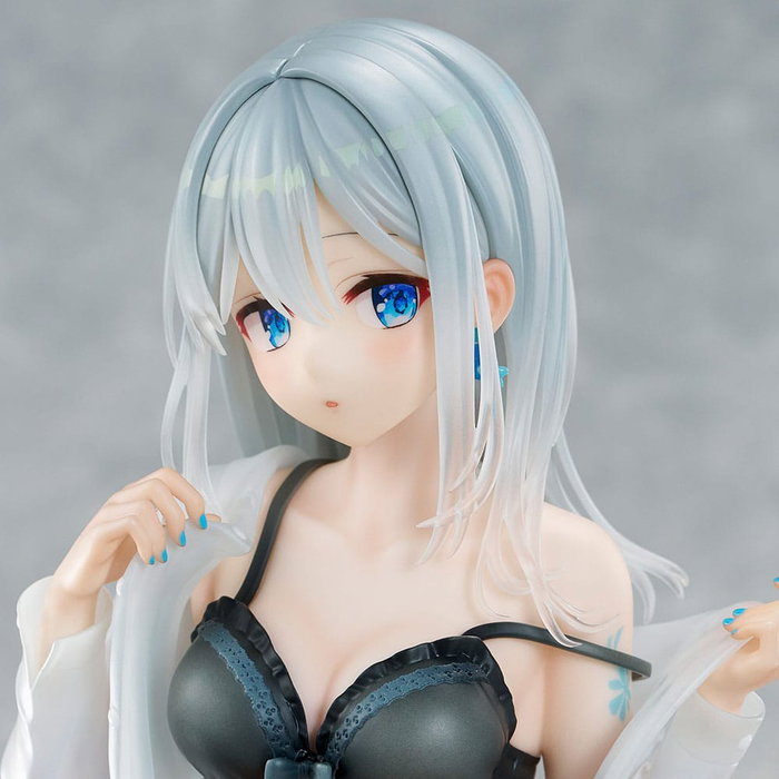 Original Character statuette PVC 1/7 Silver-Haired Girl Sky Blue Morning Special Outfit Ver. by Fuumi Illustration 16 cm Original Character statuette PVC 1/7 Silver-Haired Girl Sky Blue Morning Special Outfit Ver. by Fuumi Illustration 16 cm