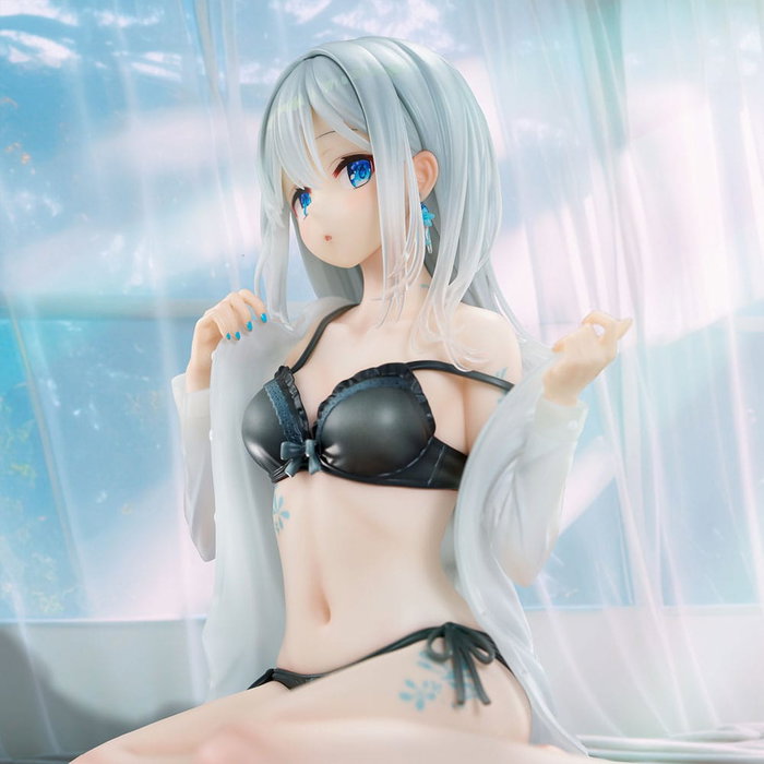 Original Character statuette PVC 1/7 Silver-Haired Girl Sky Blue Morning Special Outfit Ver. by Fuumi Illustration 16 cm Original Character statuette PVC 1/7 Silver-Haired Girl Sky Blue Morning Special Outfit Ver. by Fuumi Illustration 16 cm