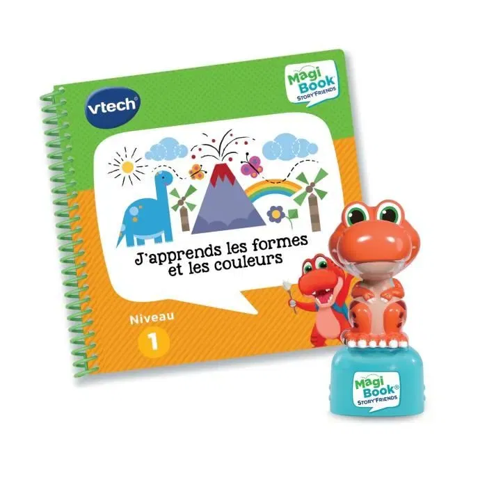 Vtech MagiBook Story'Friends avec livre éducatif « J'apprends les formes et les couleurs » et figurine - Pour enfants de 2 à 5 ans Vtech MagiBook Story'Friends avec livre éducatif « J'apprends les formes et les couleurs » et figurine - Pour enfants de 2 à 5 ans