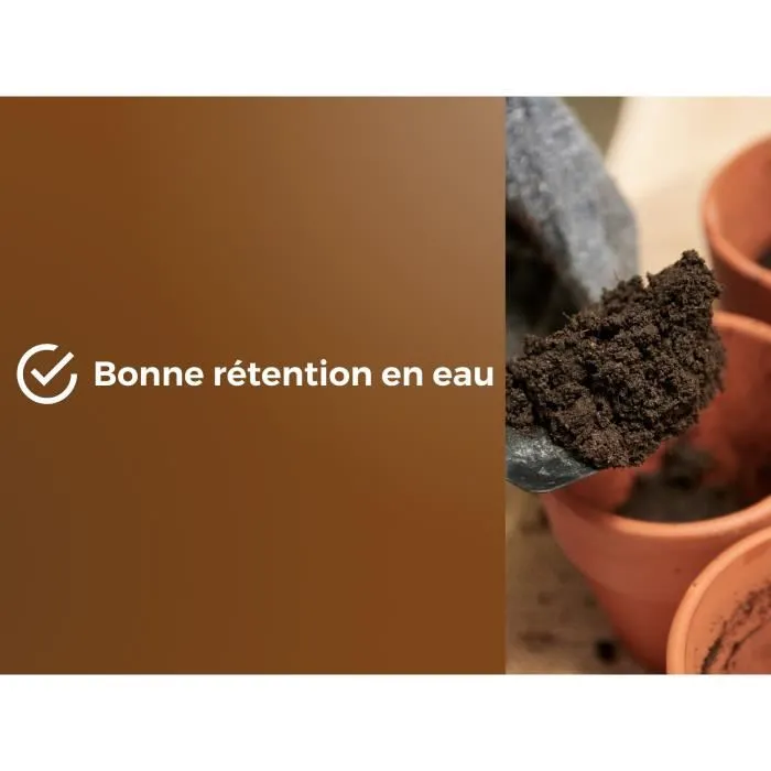 Or Brun Terreau Universel pour Rempotage OBRTREM6U 6L - Améliore la Croissance des Plantes - Favorise le Développement Racinaire