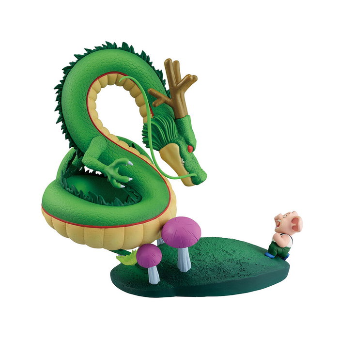 BANPRESTO Ichibansho Dragon Ball - Figure Oolong et Shenron (Dragon History II) 14 cm - Anime Collection