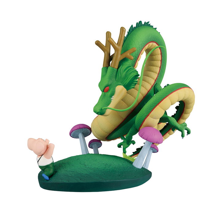BANPRESTO Ichibansho Dragon Ball - Figure Oolong et Shenron (Dragon History II) 14 cm - Anime Collection