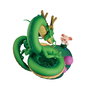 BANPRESTO Ichibansho Dragon Ball - Figure Oolong et Shenron (Dragon History II) 14 cm - Anime Collection