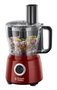 Russell Hobbs 24730-56 Robot Culinaire Multifonction Desire - Batteur, Hachoir, Trancheur (Rouge et Noir)