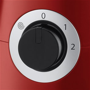 Russell Hobbs 24730-56 Robot Culinaire Multifonction Desire - Batteur, Hachoir, Trancheur (Rouge et Noir)
