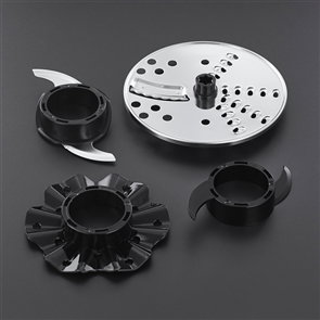 Russell Hobbs 24730-56 Robot Culinaire Multifonction Desire - Batteur, Hachoir, Trancheur (Rouge et Noir)