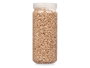 Giftdecor Bocal Pierre Métallisée 2-5 mm 700g Beige 6.5x6.5x15.8 cm Décoratif (Set de 12)