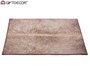 Giftdecor Tapis Marron 150x100 cm avec Taches Dorées (Set de 9)