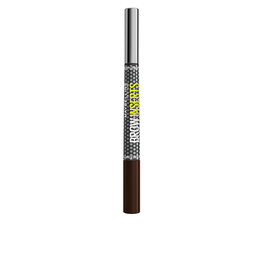Maybelline Brow Insert Stylo Gel Fibreux pour Sourcils - Double Embout Précision & Volume - Teinte Noir Brun - 1 Unité