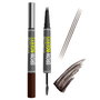 Maybelline Brow Insert Stylo Gel Fibreux pour Sourcils - Double Embout Précision & Volume - Teinte Noir Brun - 1 Unité