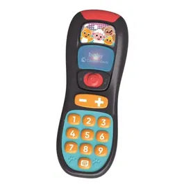Clementoni - Télécommande bébé parlant, jouet d'éveil avec sons et lumières, 10 chiffres, 4 animaux, pour enfants dès 6 mois