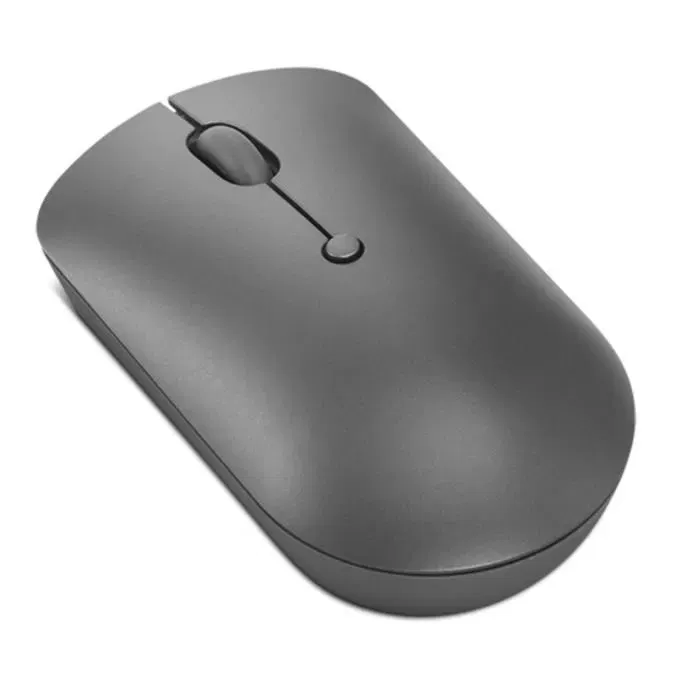 Lenovo 540 - Souris sans fil compacte ambidextre avec recharge USB-C en gris - Détection de mouvement optique pour bureau et domicile