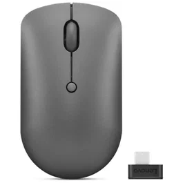 Lenovo 540 - Souris sans fil compacte ambidextre avec recharge USB-C en gris - Détection de mouvement optique pour bureau et domicile