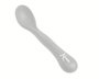 KioKids Grande Cuillère pour Bébé Gris, Capacité Extra, Alimentation Facile, Ergonomique, +6 Mois, Polipropylène