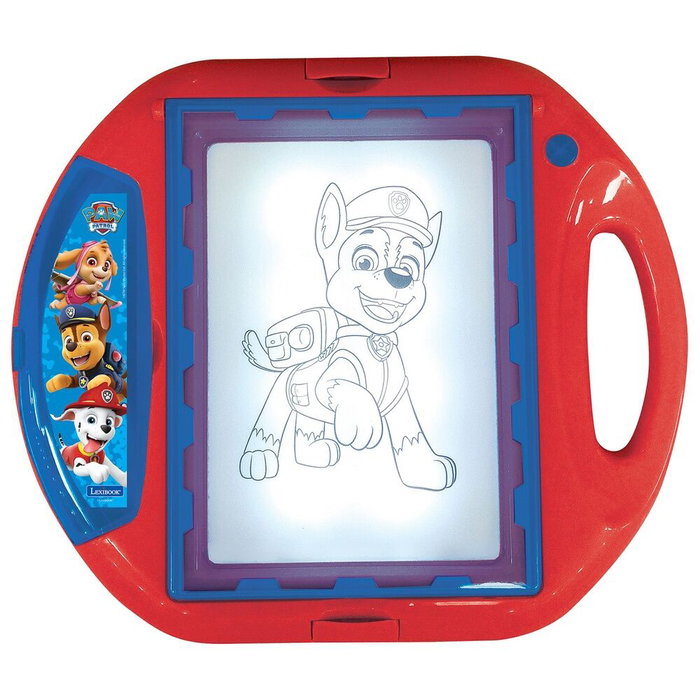 LEXIBOOK Projecteur de dessin Paw Patrol - Projecteur luminuex pour enfants +3 ans avec 10 motifs, 4 tampons, 1 feutre et papier - Jouet éducatif de dessin
